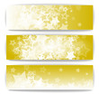 © Lovunka - Winter banners with snowflakes and stars illustration collection