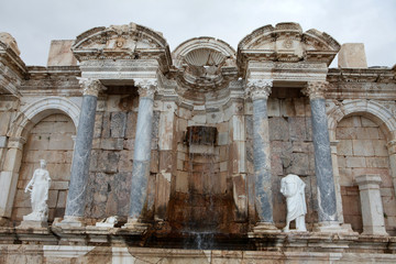 Wall Mural - Antonine Nymphaeum in Sagalassos Ancient City in Burdur.