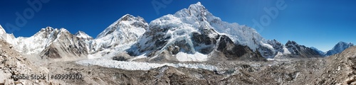 Fotoboard na płycie Panoramiczny widok na Everest