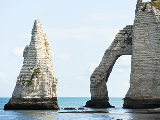 Poster - natural rocks in english channel beach