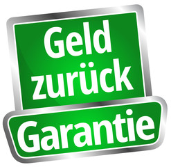 Sticker - Geld zurück Garantie