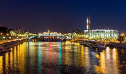 Poster - Bogdan Khmelnitsky (Kievsky) Pedestrian Bridge in Moscow