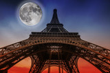 Fototapeta Paryż - Eiffel tower, Paris France