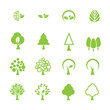 tree icon set