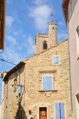 Capestang old French village canal du midi, france