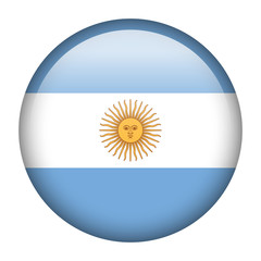 Poster - Argentina flag button