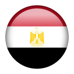 Wall Mural - Egypt flag button