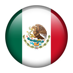 Poster - Mexico flag button