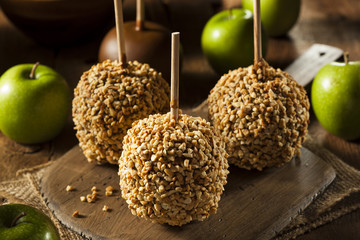 Sticker - Homemade Taffy Apples with Peanuts