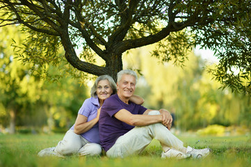 Poster - Happy Mature couple