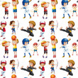 © GraphicsRF - Seamless children and sports