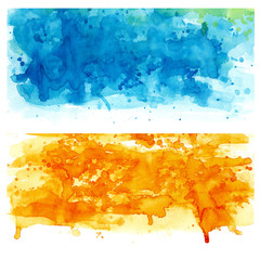 Wall Mural - Watercolor splash design