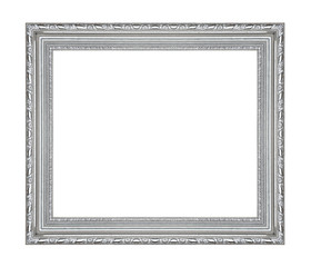 Wall Mural - picture frame isolated on white background