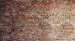 Empty Red Brick Wall Background