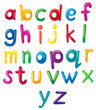 Small letters of the alphabet
