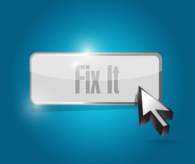 fix it button illustration design