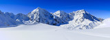 Fototapeta Góry - Winter mountains, panorama - Italian Alps
