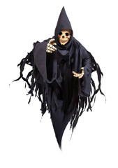 Grim Reaper on white background