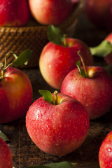 Poster - Raw Organic Red Gala Apples