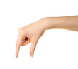 © exopixel - Female caucasian hand gesture isolated