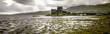 Panoramic of Eilean Donan Castle, Highlands, Scotland