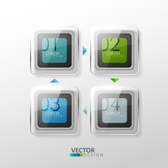 Wall Mural - Vector colorful design elements