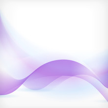 Abstract Blue Purple Wave Background