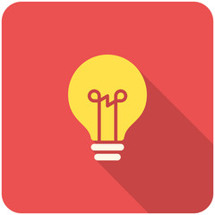 Wall Mural - light bulb icon