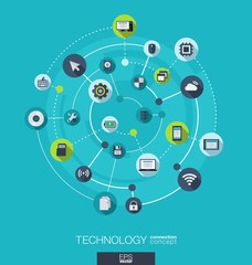 technology connection concept.