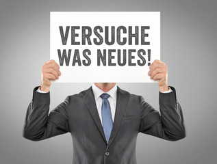 Sticker - Versuche was neues!