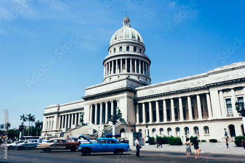 Plakat na papierze fotorealistycznym Capitol of Cuba