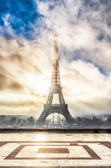 Fototapete - Eiffelturm in Paris
