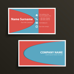 Wall Mural - Business card