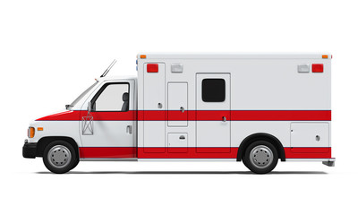 Wall Mural - Ambulance Car