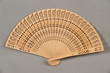 Burmese wooden hand fan