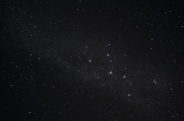 constellation cassiopeia and our galaxy the milky way