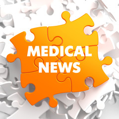 Medical News on Orange Puzzle.