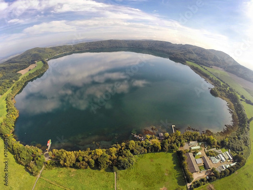 Aerial view on Laacher See Fototapeta