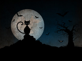 Halloween night background