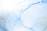 Fototapeta  - Blue net netting texture background