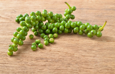 fresh green pepper onbackground