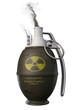 Atomic energy - bomb. Conceptual metaphoric 3d illustration