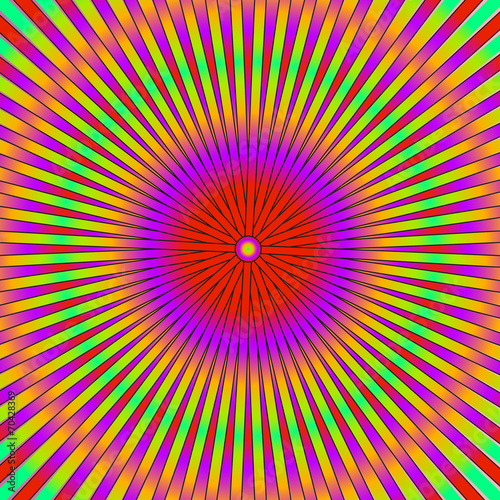 Tapeta ścienna Kolorowe tło streszczenie sztuka psychodeliczny. 