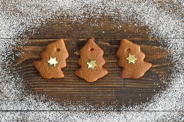 Wall Mural - Gingerbread Xmas tree