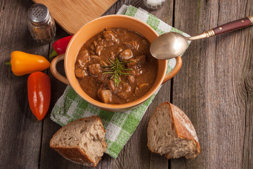 Canvas Print - Goulash soup.