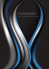 Wall Mural - wallpaper design, flyer template or corporate banner
