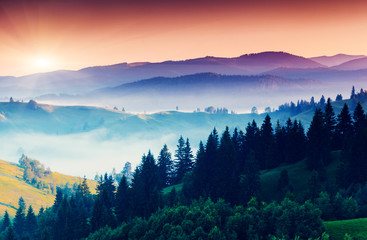 Naklejka na meble mountain