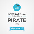 © frikota - International Talk Like A Pirate Day