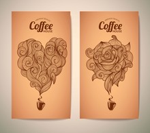 Set Of Coffee Concept Design