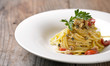 © pieropoma - Delicious Seafood Spaghetti Selective Focus